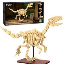 Konstrukciniai kaladėlės Cada Velociraptor skeletas, 256 el., uniwersalny