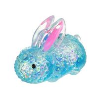 Minkštas antistresinis squishy žaislas - zuikis, mėlynas