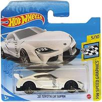 Hot Wheels Modeliukas '20 Toyota GR Supra - GRX20 - HW Speed Graphics 5/10 - White short card (yra Sandėlyje)