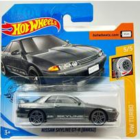 Hot Wheels Mainline Modeliukas Nissan Skyline GT-R R32 grey short card (yra Sandėlyje)