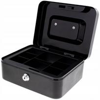 Metalinis seifas LARGE key black su skyriais