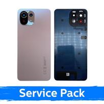 Xiaomi Mi 11 Lite 4G / Lite 5G / Lite 5G NE galinis dangtelis, persikų rožinės spalvos (Peach Pink; gamintojo serviso pakuotė)
