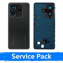 Xiaomi Redmi Note 14 5G galinis dangtelis, vidurnakčio juodos spalvos (Midnight Black; gamintojo serviso pakuotė)