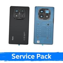 Xiaomi Redmi Note 14 Pro 4G galinis dangtelis, vidurnakčio juodos spalvos (Midnight Black; gamintojo serviso pakuotė)
