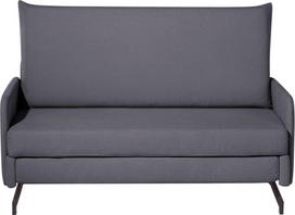Beliani Dvivietė išskleidžiama sofa BELFAST pilka
