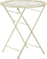 Beliani Bistro staliukas BIVIO 70 cm 70 cm metalinis šviesiai žalias