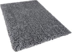 Beliani Shaggy kilimas CIDE juodas/baltas 140 x 200 cm