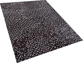Beliani AKKESE kilimas, rudas, 160 x 230 cm, natūrali oda