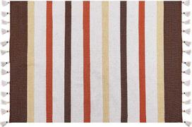 Beliani Kilimas HISARLI rudas 160 x 230 cm medvilninis