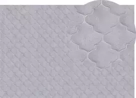 Beliani Dirbtinio kailio kilimas GHARO pilkas 160 x 230 cm