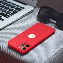 OEM dėklas, skirtas „iPhone 16 PLUS“, minkštas, raudonas