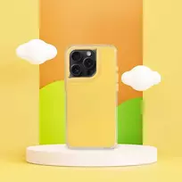 OEM dėklas, skirtas „iPhone 16 Matrix“, geltonas