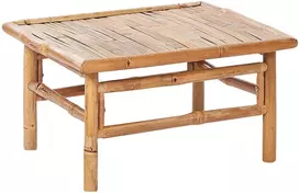 Beliani Sodo kavos staliukas CERRETO 55 cm 64 cm bambuko rudas