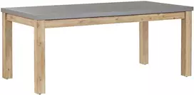 Beliani Sodo stalas OSTUNI 180 cm 90 cm betono pilkas