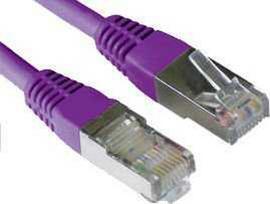 LOGON LOGON SSTP Cat5e tinklo kabelis Violetinis 1,5 m