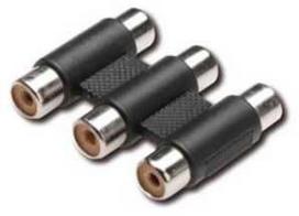PremiumCord jungtis 3x cinch - RCA