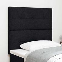 Aukščio reguliuojamas atlošas Juodas 100 cm audinys
