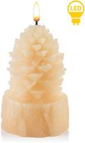 Mondex Since 1986 NIKOLAO LED žvakė 9x9x15,5 cm kankorėžis ant kamieno AW25
