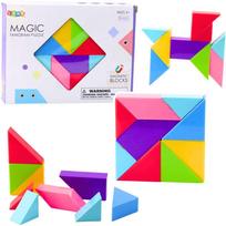 Magnetinių kaladėlių dėlionė Tangram, 9 d.