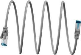 Goobay Kabelis krosowy, Cat 6a, S/FTP (PiMF), pilka, 1 m (79284)