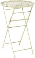 Beliani Sodo baro stalas BIVIO 60 cm 60 cm metalinis šviesiai žalias
