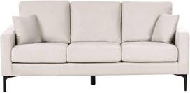 Beliani Trijų vietų sofa GAVLE Šviesi smėlio spalva
