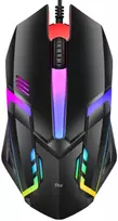 Pelė žaidimams FIT2 M3 RGB , su laidu USB, 1600 DPI, juoda