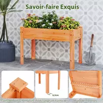 Promotion Pakelta lysvė iš eglės medienos oranžinė