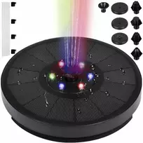 Sodo fontanas su saulės elementu ir LED SF01