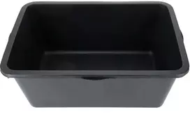 Pro Kastra Stačiakampė plastikinė vonia, juoda, 80 l, sg