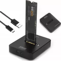 Usorteret Zenwire SSD Caddy M2 NVME/SATA adapteris, disko Caddy M.2 USB-C 10GB/s Zenwire