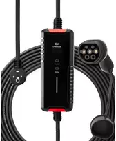 Įkrovimo laidas 220V - type 2 , 15m ilgio ( 16A, 1 fazė 3,6 kW)