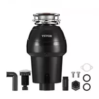 VEVOR Maisto atliekų smulkintuvas JWM-931, 0,93 kW, 4060 RPM, 21 x 21 x 39 cm