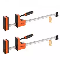 Koduva F tipo spaustuvai VEVOR medienos apdirbimui, 2 vnt., 61 cm, oranžiniai