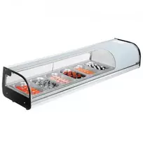 Koduva Sushi vitrininis šaldytuvas VEVOR GN-62L, 62 l, 6 indų, 151 x 43 x 29 cm