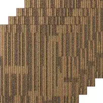 Koduva VEVOR kiliminės plytelės, 500 x 500 x 7 mm, mišri ruda, 12 vnt.