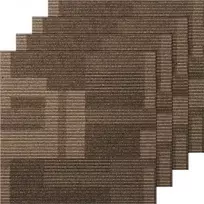 Koduva VEVOR kiliminės plytelės, 24 vnt., 610 x 610 x 6 mm, mišriai rudos