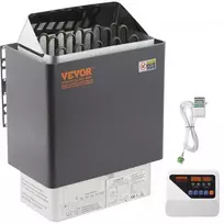 Koduva VEVOR 9 kW elektrinė saunos krosnelė su išoriniu valdikliu, nerūdijantis plienas, 9–13 m³