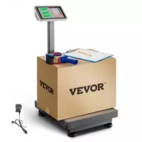 Koduva Skaitmeninės platforminės svarstyklės VEVOR 300A11B-B, iki 300 kg, 67 x 40 x 84 cm