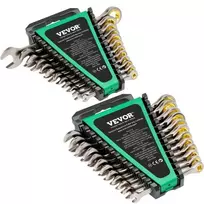VEVOR Reketinių kombinuotų veržliarakčių rinkinys, 24 vnt., pilkas, 8-19 mm ir SAE 6-22 mm
