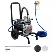 Koduva VEVOR diafragminis beorio dažų purkštuvas, 1100 W, 2200 psi, su pailginimo vamzdžiu