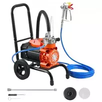 Koduva VEVOR diafragminis beorio dažų purkštuvas, 900 W, 2200 psi, su prailginimo kotu