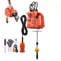 Koduva VEVOR 3-in-1 elektrinis keltuvas gervė, 500 kg, 1500 W, 7,6 m, 5 m/min, su rankiniu, laidiniu ir belaidžiu valdymu