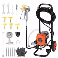 Koduva VEVOR stovinis beorio dažų purkštuvas, 900 W, 3300 PSI, su vežimėliu