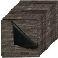 Koduva VEVOR kiliminės plytelės, 610 x 610 mm, 24 vnt., pilka ir ruda