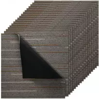 Koduva VEVOR kiliminės plytelės 610 x 610 mm, 24 vnt., modulinis kilimas, tamsiai ruda