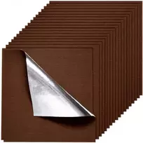 Koduva VEVOR kiliminės plytelės 610x610 mm, 20 vnt., lipnios, tamsiai rudos