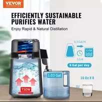 Distiliavimo aparatas 750 W talpa 4 l