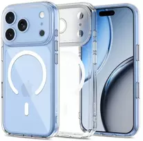 Dėklas Tech-Protect Magpeak Magsafe CC, skirtas iPhone 17 Pro Max / 18 Pro Max, skaidrus