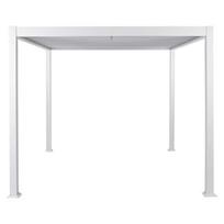 Beliani Sodo pavėsinė FORNOLI metalinė 296 cm x 296 cm balta
